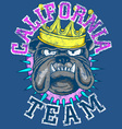 KING DOG TEAM KING DOG TEAM vector image