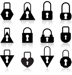 Metal locks Metal locks vector image