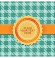 Cute background with ribbon vector image