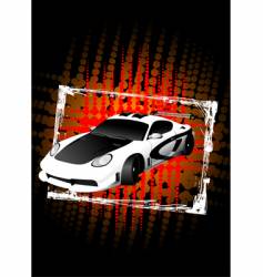 Sport car vector image