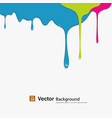 Dropping colorful background vector image