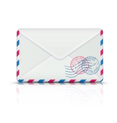 Airmail envelope vector image