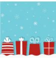 Christmas background vector image
