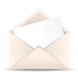 Open envelope vector image