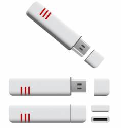 USB stick vector image