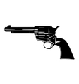 Antique revolver vector image