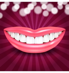Disco Lips vector image