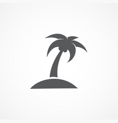 Island icon Island icon vector image