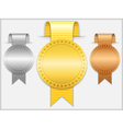 Medals vector image