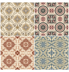 Seamless Vintage Background Collection vector image