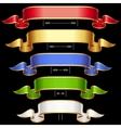 Ribbon set with adjusting length vector image