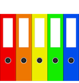 Folders vector image