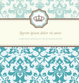 Retro card vector image