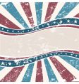 Old American wave background grunge vector image