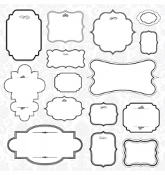 Frame set vector image