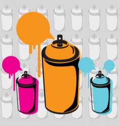Spray can vector image