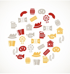German icons German icons vector image