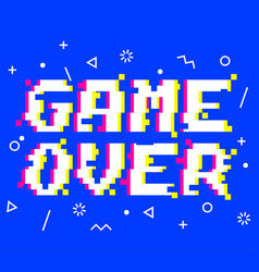 Error pixel glitch Royalty Free Vector Image - VectorStock