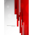 Abstract red background vector image