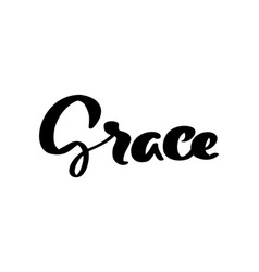 Brush lettering october Royalty Free Vector Image