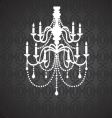 Chandelier vector image