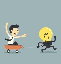 Idearun vector image