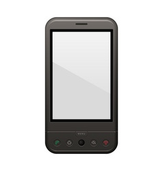 Android phone template vector image