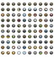 Web icon set vector image
