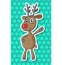 Reindeer vector image