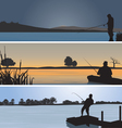 Fishing vector image