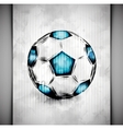 Soccer ball watercolor vector image