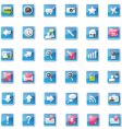 Web icons vector image