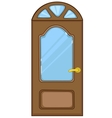 Cartoon home door vector image