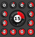 Timers vector image
