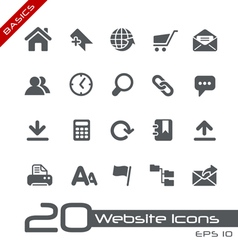 Website Internet Basics Series vector image
