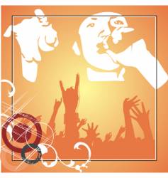 Hip hop poster Hip hop poster vector image