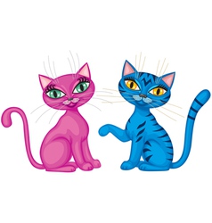 Kittens vector image
