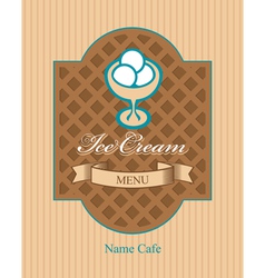 Creme brulee vector image