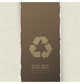 Ecology themed abstract background vector image