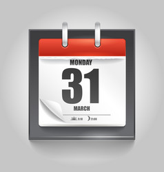 Calendar Page vector image