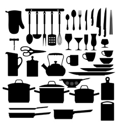 Kitchen tool collection Kitchen tool collection vector image