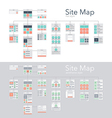 Site Map vector image