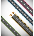 Road repair vector image