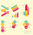 Modern soft color graph Design vector image