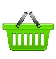 Green Basket vector image