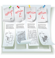 Architecture Plan Options vector image