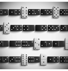 Domino background vector image