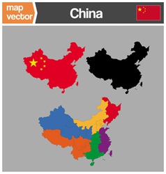 China maps China maps vector image