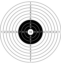 Target sport vector image