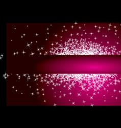 Star banner vector image